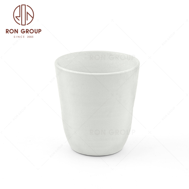RNPCT1916-16D Hot Sales Raindrop White Style Restaurant Hotel Bar Cafe Wedding Water Wave Cup