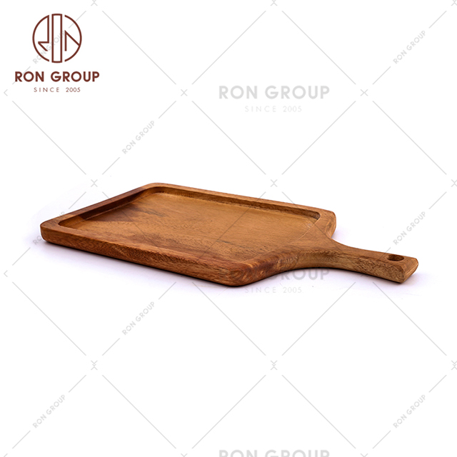 Hot Sale Kitchen Restaurant Custom Serving Tray Wooden Bread Board