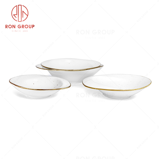RonGroup New Color Chip Proof  Collection Cream White  - Odd Soup Bowl 