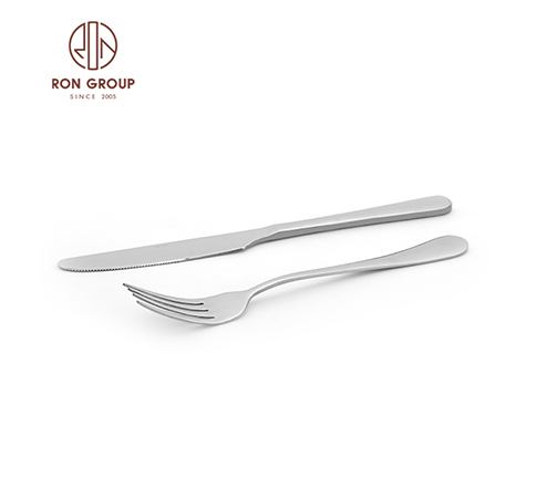 Hot sale western restaurant hotel wedding dinner used cutlery stainless steel cutlery set