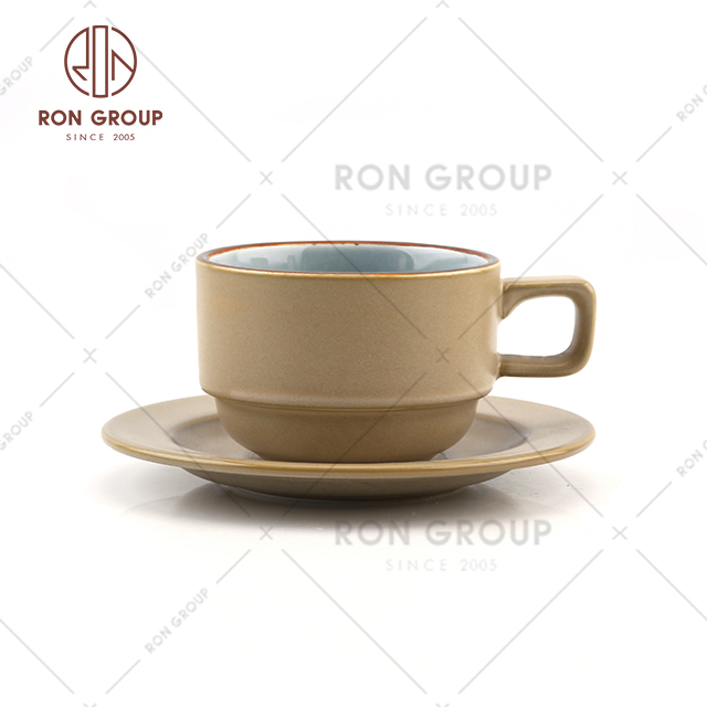 Factory wholesale ceramic milk tea coffee cup