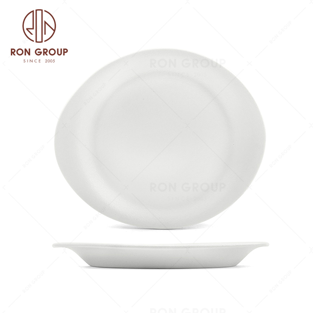 RNPCE019-Customized Frosted White Style Restaurant Hotel Bar Cafe Wedding Watermelon Bowl
