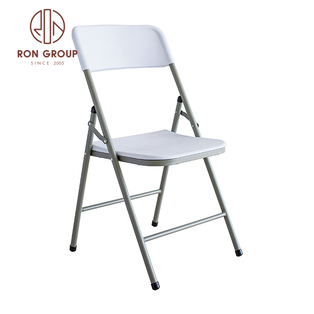 The Cheapest Price Metal Plastic Conference Wedding White Outdoor Folding Chair For Events