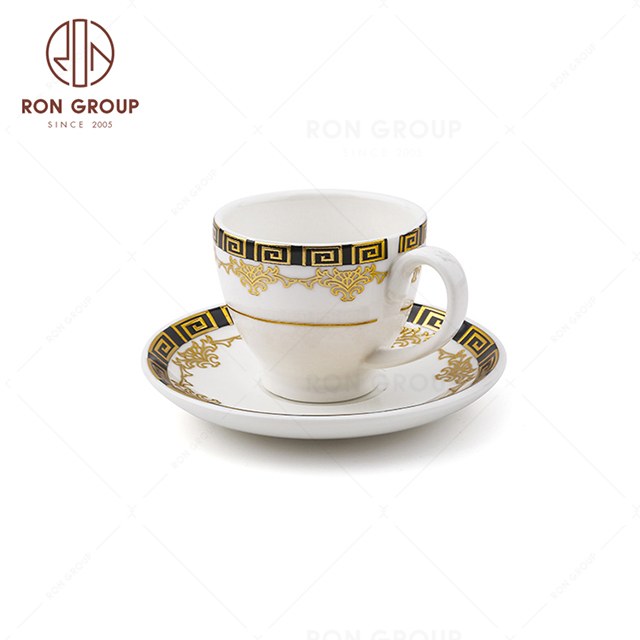 Ceramic coffee cup tea cup sets cup and saucer set porcelain coffee mugs custom logo