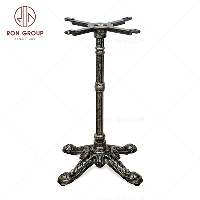 Commercial use furniture parts metal table legs for granite table