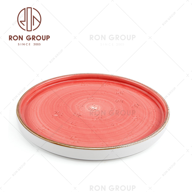 2022 new restaurant dinner luxury ceramic tableware plate set