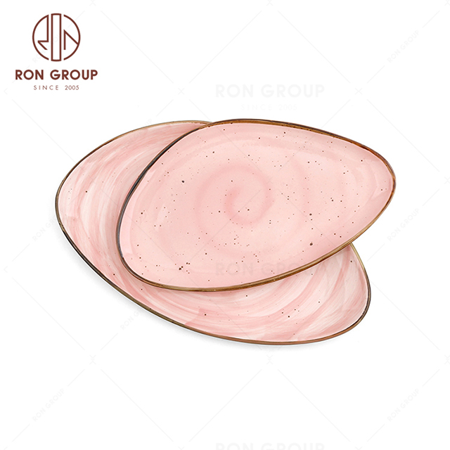 RonGroup New Color Chip Proof  Collection Shell Pink - Triangular Narrow Plate 