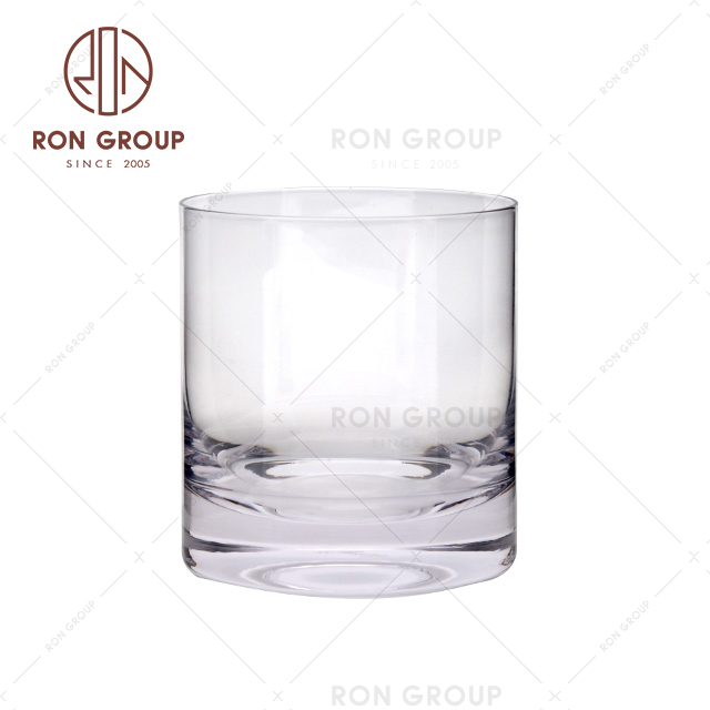 Custom Logo Drinking Water Natural Gemstone Clear Crystal Glass Cup 