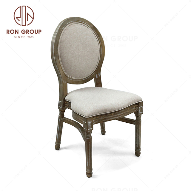 RNFH4-19 Comfortable Soft Back Seat wodden Cushion restaurant furniture hotel banquet party wedding chair