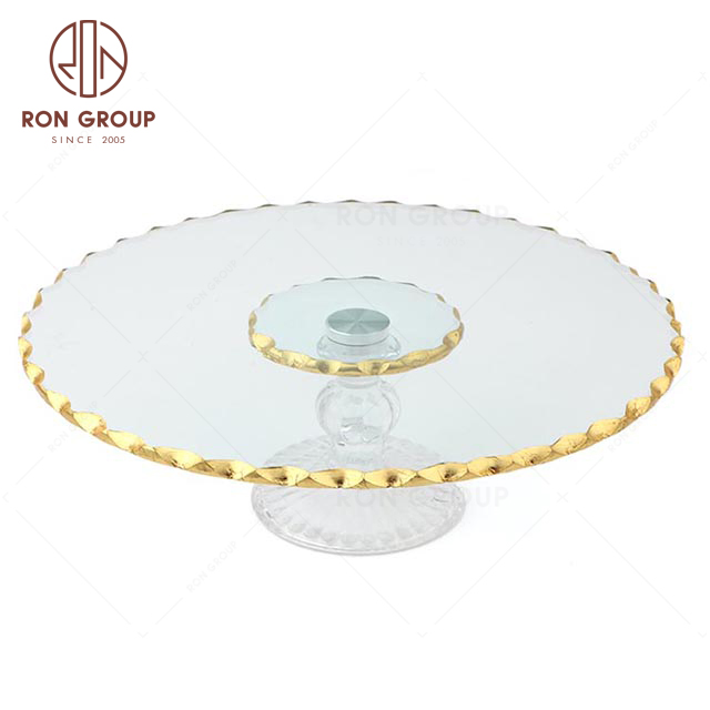 RNPG229-110 Factory Wholesale high quality restaurant dishware hotel club bar banquet canteen party wedding Rotatable Round Tray