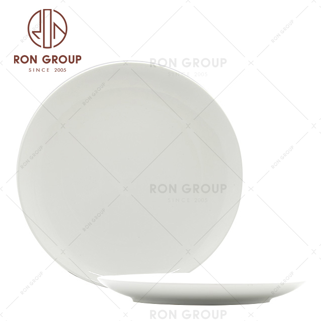 white crockery in dinnerware sets wedding plate white matte 