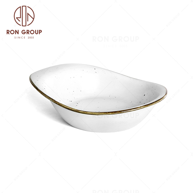 RonGroup New Color Chip Proof  Collection Cream White  - Salad Bowl 