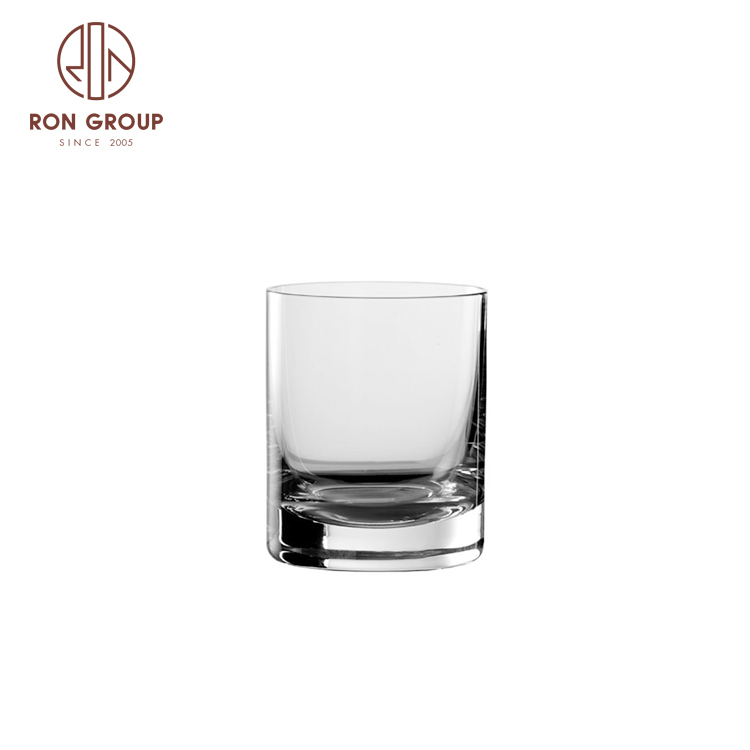 Factory Direct Crystal Lead Free Rock Whiskey Glass for Bar Party Wedding