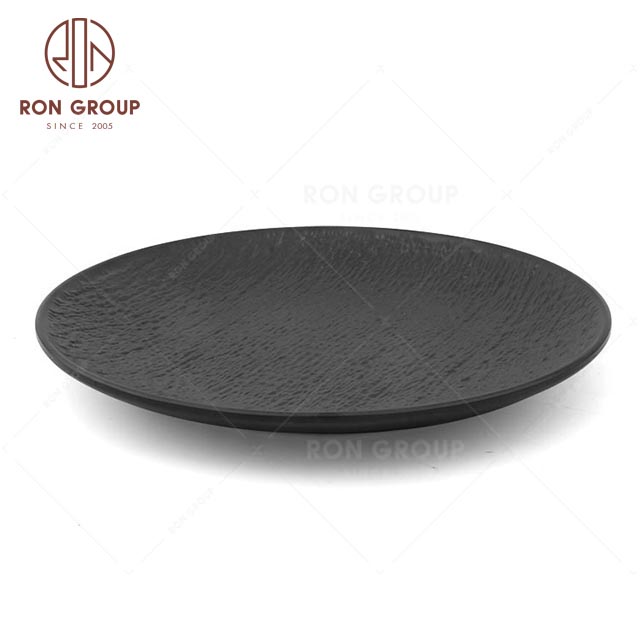 MN067 Wholesale Cheap Unbreakable Plastics Party Tableware Melamine round plate For Sale