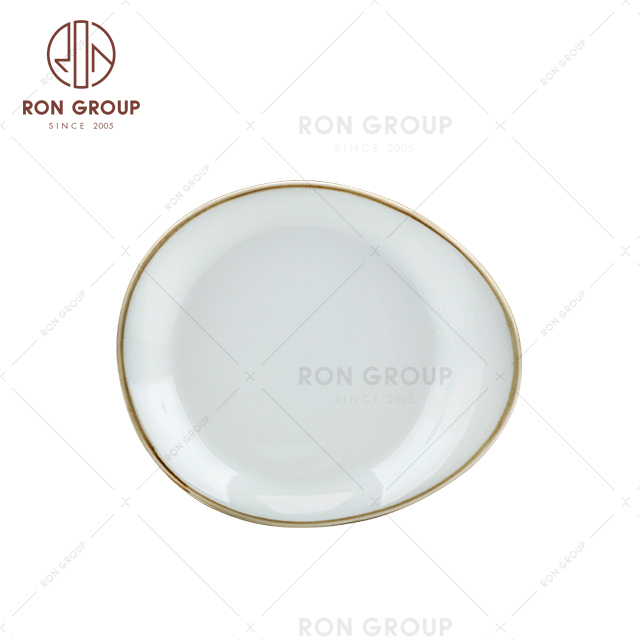 China Manufacture Random Irregular Design Restaurant Dinner Snack Party Plates 