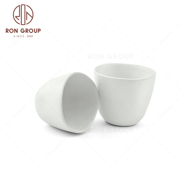RNPCT2008-8D Hot Sale Raindrop White Style Restaurant Hotel Bar Cafe Wedding Abnormal Cup