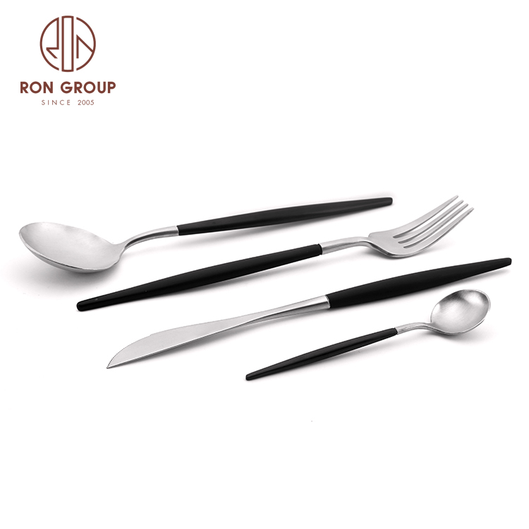 18/10 Stainless Steel Gold Tableware Cutlery Set Silverware Mirror Polishing Dinnerware