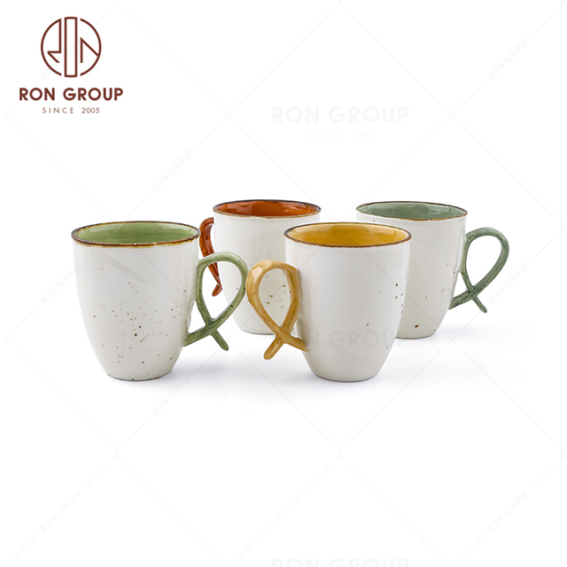 Wholesale White Color Simple Design Vintage Fine Bone China Tea Cup and Saucer Sets