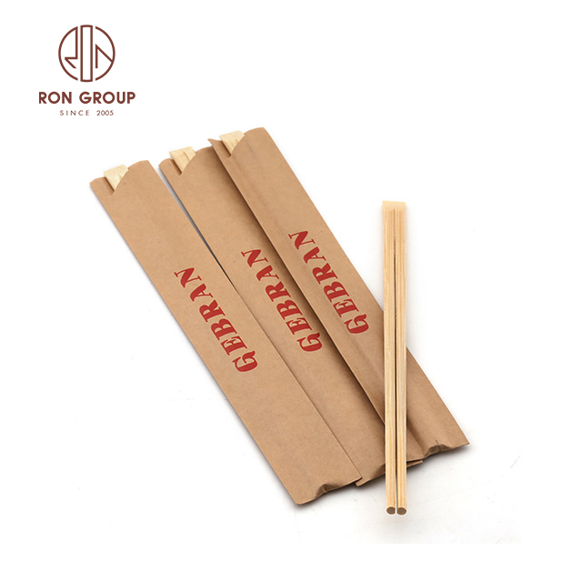 Custom logo disposable bamboo chopsticks wholesale